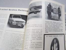 Autoilu 1970 nr 4 - Valtakunnallinen Autoiluliitto ry jäsenlehti, Opel Ascona 16, Esso 50-vuotias, Ajokki  teräskoreja 20 vuotta, Toyota airbag herättää huomiota...