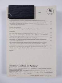 Historisk tidskrift för Finland 2008 (1-4)