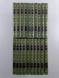 Jack London -paketti (20 kirjaa) : Martin Eden 1-2 ; Kuunlaakso 1-2 ; Lumikenttien tytär 1-2 ; Tähtivaeltaja 1-2 ; Klondyken kuningas 1-2 ; Merisusi 1-2 ; Elsinor...