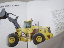Volvo L90D, L120D Wheel loaders -myyntiesite, englanninkielinen