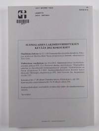 Lakimies 1-4/2012 - suomalaisen lakimiesyhdistyksen aikakauskirja