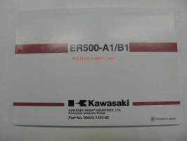 Kawasaki ER-5 (ER500-A1/B1) betriebsleitung -käyttöohjekirja saksaksi