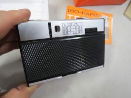 Agfa Iso-Rapid IF Type 2425/286 -kamera alkuperäisessä pakkauksessa  / postitoimituspakkaus mukana