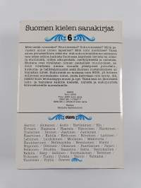 Suomen kielen sanakirjat 6 : Suomalainen nimikirja