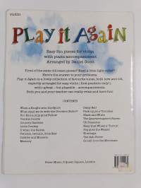 Play it again: Easy fun pieces for violin with piano accompaniment
