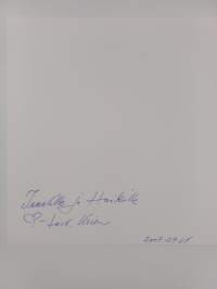 Luonnoksia ja maalauksia = sskisser och måleri : Kristiina Janson os Laukka : taidenäyttely = utställning Puumala 2005 (signeerattu, tekijän omiste)