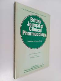 British Journal of Clinical Pharmacology : Supplement 1 to Volume 27, 1989