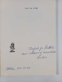 Liiv ja lumi (signeerattu, tekijän omiste)