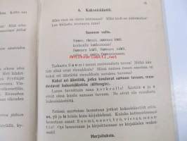 Omin voimin - Kansakoulun kirjoitus- ja kielioppi I-II