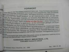 Kawasaki KMX125 (KMX125-B8) betriebsanleitung -käyttöohjekirja saksaksi