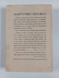 Marttyyrien historia