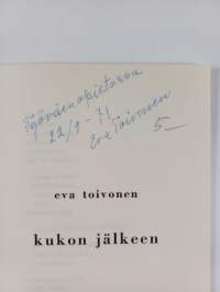 Kukon jälkeen (signeerattu)