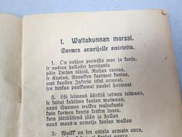 Suomalaisia sotilaslauluja I - lisätty painos 1918 - Otto Andersin -laulukirja