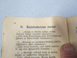 Suomalaisia sotilaslauluja I - lisätty painos 1918 - Otto Andersin -laulukirja