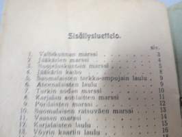 Suomalaisia sotilaslauluja I - lisätty painos 1918 - Otto Andersin -laulukirja