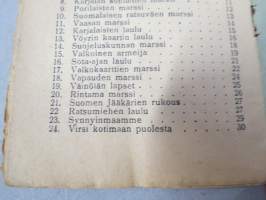 Suomalaisia sotilaslauluja I - lisätty painos 1918 - Otto Andersin -laulukirja