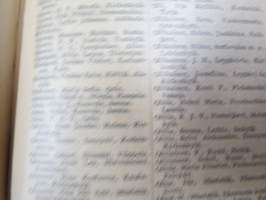 Kansakoulukalenteri 1925, mainoksia, ammattitietoa, artikkeleita, sisältää myös matrikkelin virassa / toimessa olevista opettajista