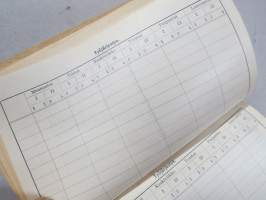Kansakoulukalenteri 1925, mainoksia, ammattitietoa, artikkeleita, sisältää myös matrikkelin virassa / toimessa olevista opettajista