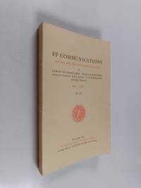 FF Communications Vol. LXXX1, No. 191 : Volkstümliche Arbeitsfeste in Finnland