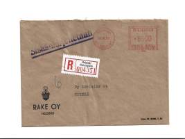 Rake Oy Helsinki 1959firmakuori logo