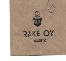 Rake Oy Helsinki 1959firmakuori logo