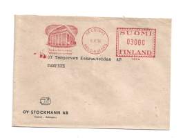 Stockman Oy Helsinki 1956firmakuori logo