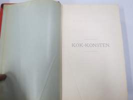 Kok-Konsten som vetenskap och konst med särskildt afseende på Hälsolärans och Ekonomiens fordringar, 1896, med inemot 3000 recept, 349 afbildningar