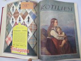 Kotiliesi 1928 -vuosikerta, sidottu