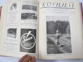 Kotiliesi 1928 -vuosikerta, sidottu