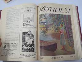 Kotiliesi 1928 -vuosikerta, sidottu
