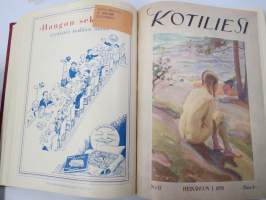 Kotiliesi 1928 -vuosikerta, sidottu