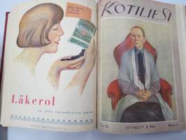 Kotiliesi 1928 -vuosikerta, sidottu