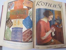 Kotiliesi 1928 -vuosikerta, sidottu