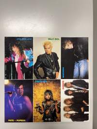 Maailman upein Hevi ja Glam-albumi Mega Star 1987. Sisältää 14 mahtavaa megajulistetta.