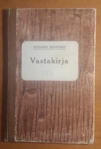 Kesälahden Säästöpankin Vastakirja v.1922
