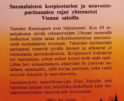 Partisaanien jäljillä.  ( Sotaromaani )