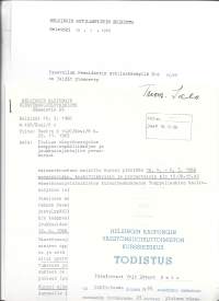 Helsingin Väestönsuojelutoimisto - komppanianpäälliköiden ja joukkueenjohtajien kurssi, kurssitodistus ja ylennys majuriksi 1966