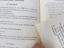 Mini-Mokik / Minimokick Stella Service Manual -mopedi, huolto-ohjekirja, monikielinen