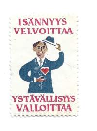 Isännyys velvoittaa - kirjeensulkija kirjeensulkijamerkki