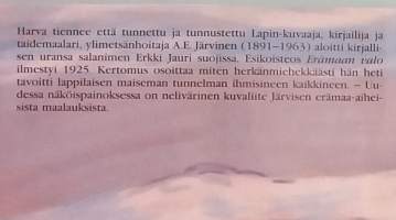 Erämaan valo. ( Lappiaiheiset )