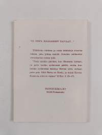 &quot;Oi jospa halkaisisit taivaat...&quot;