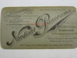 Stereokatselulaitteen kuva: Molinin suihkulähde Tukholma v. 1900