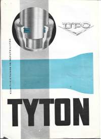 UPO Tyton paineputkiliitos  - tuoteluettelo tuote-esite 1960-70 l   4 s