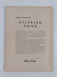 Kylväjän päivä : runoja