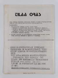 Oras n:o 1, 1976-77 : Juhlanumero