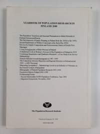 Yearbook of population research in Finland XXXVI 2000