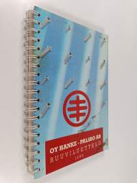 Oy hanke - Palsbo Ab : Ruuviluettelo 1989