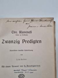 Thv. Klaveneß Zwanzig Predigten