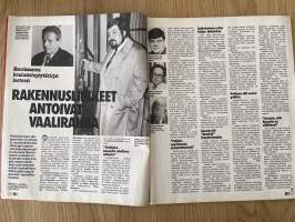 Apu 1985 nr 10 - Kuka ampui Bobbyn, Rock on valttia. Miten käy iskelmätähtien?, Rakentajan supersivut, ym.
