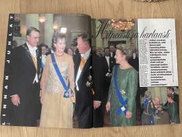 Apu 1994 nr 49 - Linnan juhlat, Assin avomies Heikki Allonen, Illan ihailtu sankari Mika Häkkinen ja Kirsi Piha, ym.